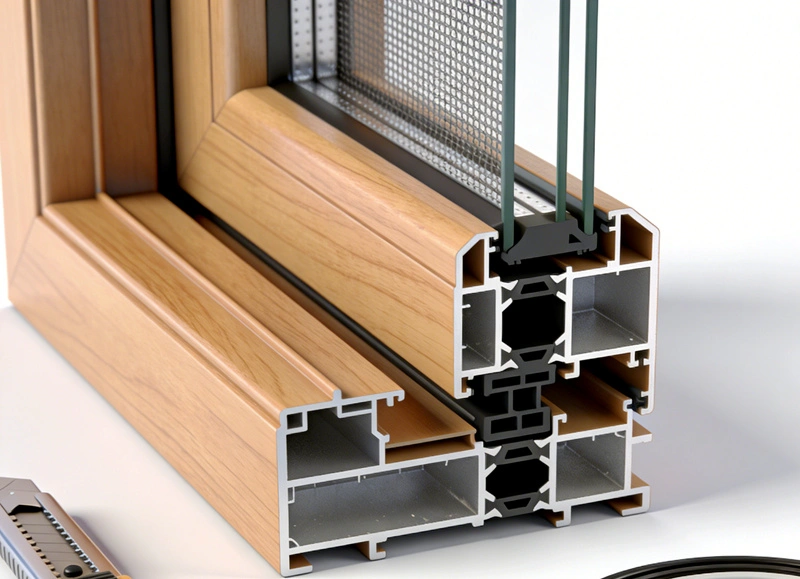 Mesin Penyemperitan Profil Tingkap&Pintu ABS