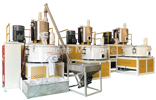 wood and plastic mixing machine