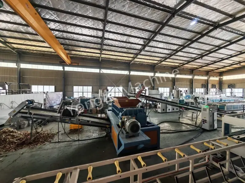 Yongte Wood Pallet Recycling Plant running smoothly in Kuwait customer site