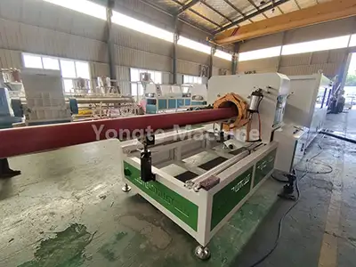 Pvc Pipe Machine Trail running on site