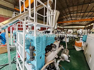 SJSZ65/132 Conical Twin Screw Extruder