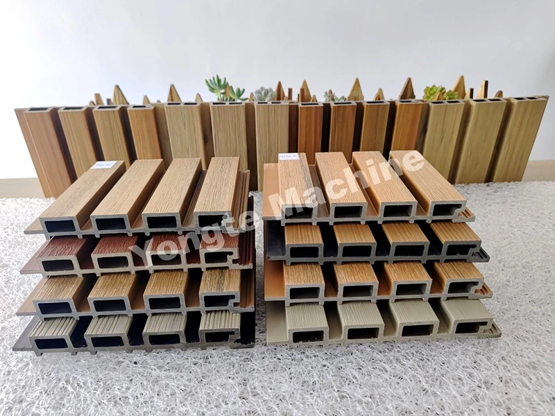 Products made by Wood Plastic Machine Using 50-70% Wood Powder 