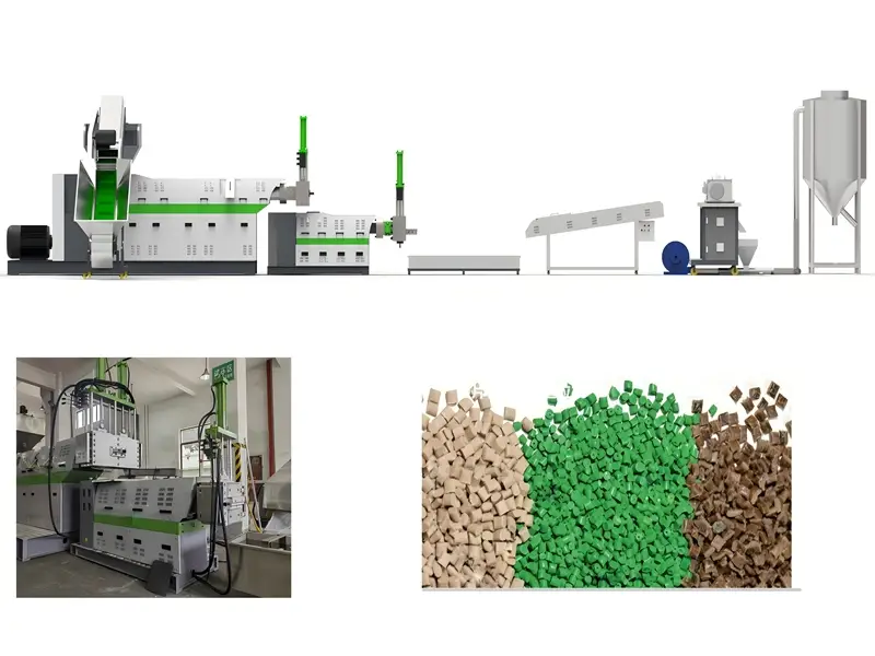 Mesin Pelet Plastik untuk kitar semula filem